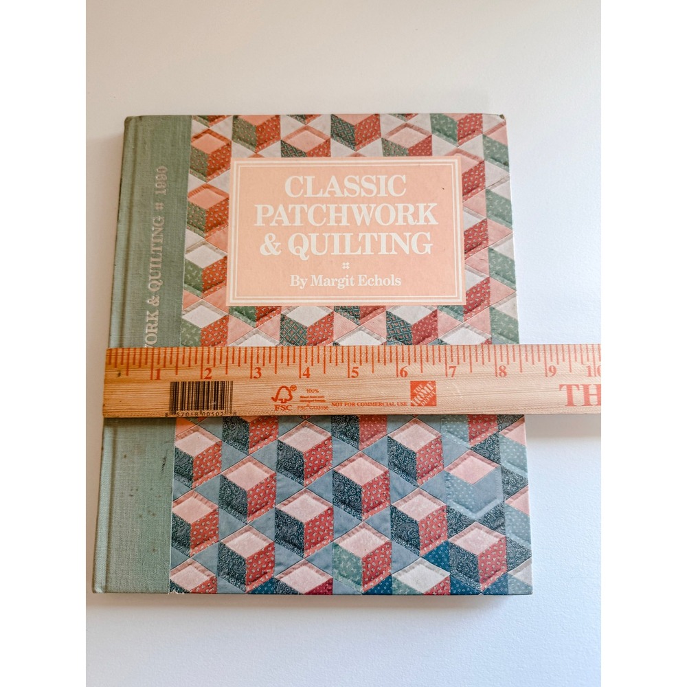 Classic Patchwork & Quilting Hardcover Book Margit Echols 1990 Sedgewood Press - Picture 11 of 11